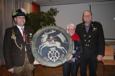 Von links nach rechts: 
Manfred Schweigard, ZSG Stegerbräu "die Ruaßigen" Ursula Beyer, Heimat- und Kulturkreis Pfaffenhofen, Siegfried Donhauser, SV Hopfavogl Niederscheyern