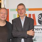 Von links nach rechts: Wolfgang Wittl, Volker Bergmeister, Klaus Ott, Stephan Ligl (Leiter der Kreisbücherei)