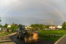 Regenbogen überm Gartenschaugelände