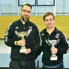 Erfolgreich den Titel verteidigt: Patrick Lengfeld (l.) mit dem zweitplatzierten Maxi Pflügler