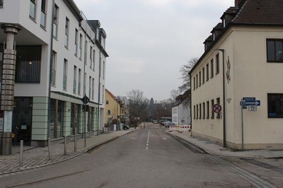 Der Stadtgraben wird ab Montag zur Einbahnstraße.