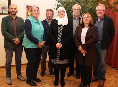Der neue Vorstand des Internationalen Kulturvereins Pfaffenhofen (von links):  Ardian Ndreka, Monika Schratt, Temel Can, Jasmina Naguib Agha, Reinhard Haiplik, Marita Emrich, Sepp Steinbüchler.