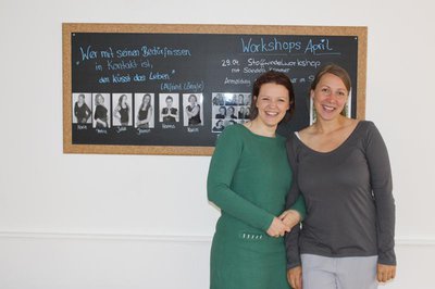 Daniela Dohrmann und Marion Stark feiern am Freitag, den 19.05.2017, ab 17:00 Uhr die Aufnahme ihres „barfuß“ in das STUDIO_Ladenprojekt der Stadtjugendpflege.