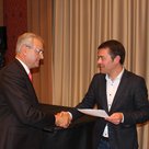 Nach der Vereidigung: Stadtrat Georg Hammerschmid (links) und Bürgermeister Thomas Herker