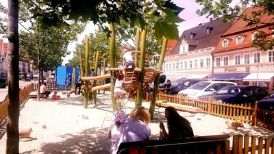 Spielplatz am Hauptplatz Pfaffenhofen 2017