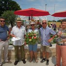 Erster Bürgermeister Thomas Herker, Herbert Krapf, Rita Krapf, Walter Karl und Eva Linder (v.l.)