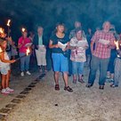 Fackeln dienten zur Beleuchtung