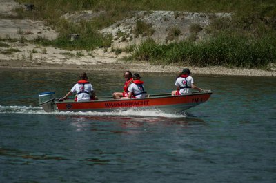 Übungsfahrt auf der Donau
