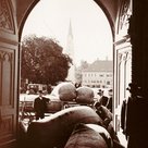 Hopfenanlieferung im Rathaus (ca. 1925)