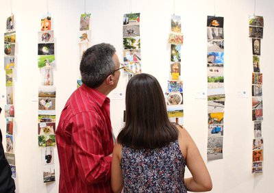 In der Ausstellung zur Fotogehgrafie 2016
