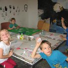 In der Integrativen Kunstschule im Kreativquartier wird gemalt und gezeichnet, gespielt und gebaut.