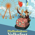 Das Volksfestplakat 2017 hat der Pfaffenhofener Illustrator Ferdinand Haschner gestaltet.