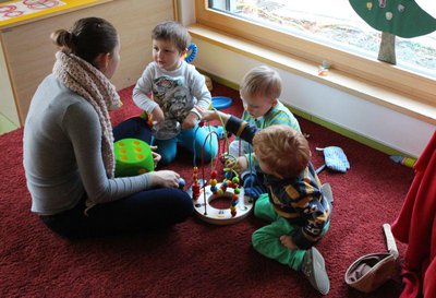 Die Plätze in den Pfaffenhofener Kindertagesstätten werden allmählich knapp. Unser Bild zeigt Kinder der Kita St. Johannes am Schleiferberg.
