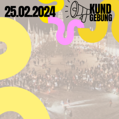 Kundgebung: Für Demokratie und Menschenwürde! Gegen Rechtsextremismus.