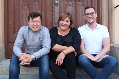 Die neue Amtsleiterin Kathrin Maier mit den Sachgebietsleitern Christoph Höchtl (links) und Daniel Riegel