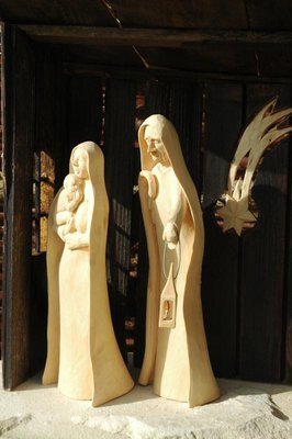 Hans Langkopf: Lindenholzfiguren, geschnitzt