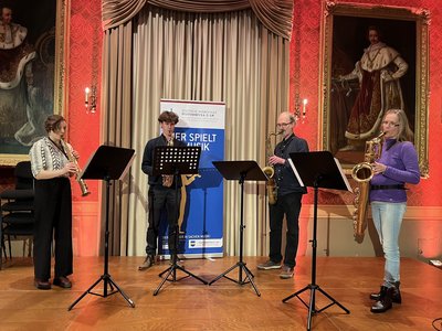 Städtische Musikschule: Saxndi, wer nicht übt, der  lernt es nie