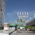 Die Höhepunkte des diesjährigen Volksfestes: Achterbahn "Crazy Mouse" und Riesenrad