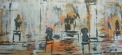 Jahresprojekt „Eine Wand – ein Jahr – ein Künstler“ Sommerausstellung mit Amenda Alfred in der Galerie kuk44
