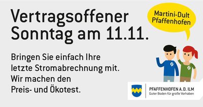 Am Sonntag, den 11. November 2018 ist es wieder soweit: Die Stadtwerke stehen Ihnen mit Rat und Tat zur Verfügung - Jetzt letzte Stromrechnung mitbringen!