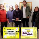 Lachen und machen Sie mit! Karikaturenausstellung noch bis 23.11.2018: v.r.n.l.:
HALLERTAUER Vorstand Christa Radlmeier, die Künstler Markus Petz, Hermann Singer, Walter Wesinger und HALLERTAUER Vorstand Manfred Mensch Mayer.