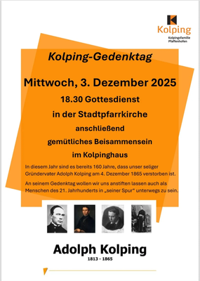 Kolping-Gedenktag