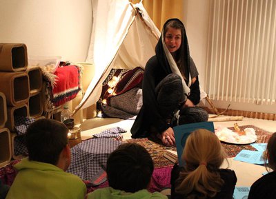 Magdalena Stemmers spannende Geschichte entführte die Zuhörer in die Sahara, zu den Tuareg.