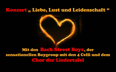 Konzert „Liebe, Lust und Leidenschaft“