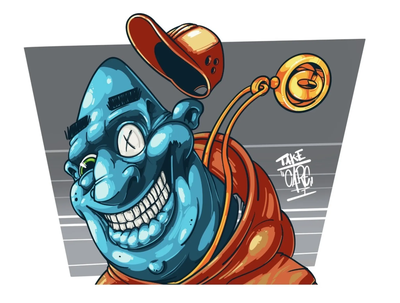  Andreas Dill: „Stickerboys“, Digitale Zeichnung, 2026