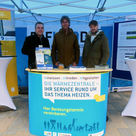 Wärmezentrale bei der Martini-Dult Herbst 2025