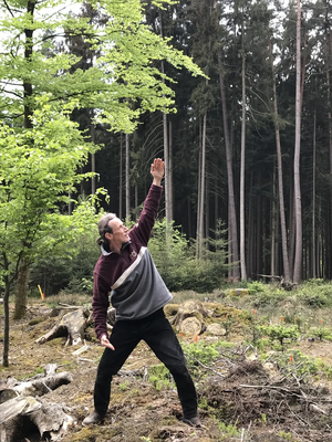 Indian Balance im Stadtwald Pfaffenhofen