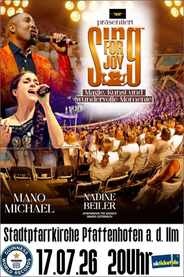 Sing For Joy - ein musikalischer Abend voll Magie, Kunst und wundervoller Momente