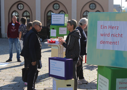 Das Herz wird nicht dement – Infos und Beratung am Wochenmarkt
