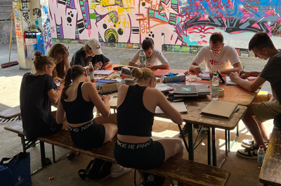 Graffiti-Workshop: Kreativ an die Wand
