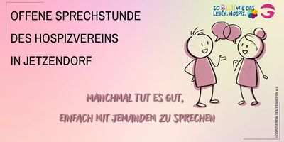 Endlich wieder in Jetzendorf: Die offene Sprechstunde des Hospizverein Pfaffenhofen e.V.