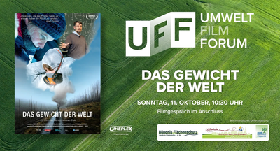 Filmplakat "Das Gewicht der Welt" - Umwelt Film Forum Pfaffenhofen