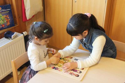 Spielende Kinder in der Kita St. Elisabeth