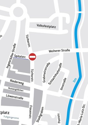 Wasserversorgungsunterbrechung in der Spitalstraße am 08. März von 09:00 bis 13:00  Uhr.