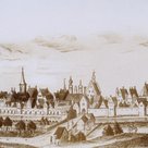 Ansicht der Stadt von Norden mit der imposanten Befestigungsanlage nach dem Kupferstich von Michael Wening 1701