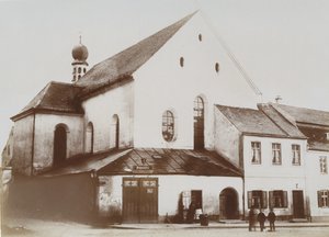 Die Spitalkirche um 1900