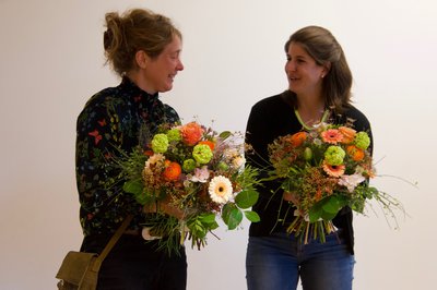 Blumen für die Künstlerinnen der 59. Kunstausstellung (bis 28.06.2019 zu besichtigen)