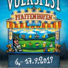 Das Volksfestplakat 2019, gestaltet von Marco Bernd