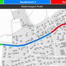 Beginn der Asphaltarbeiten in der Niederscheyerer Straße. Route der Stadtbuslinie 5 geändert.