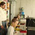 Unterricht am Computer in der Grund- und Mittelschule