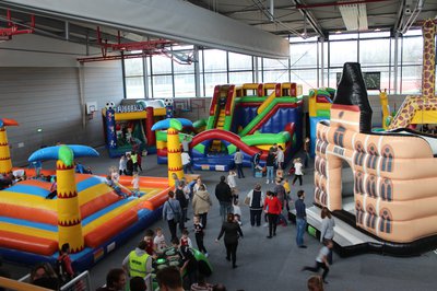 Beim Hüpfburg-Paradies 2018 hatten die Pfaffenhofener Kinder viel Spaß.