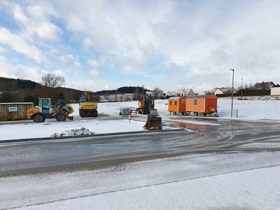 Neubaugebiet Weingartenfeld im Dezember 2019