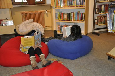 Vorlesezeit für Kinder in der Stadtbücherei im Haus der Begegnung