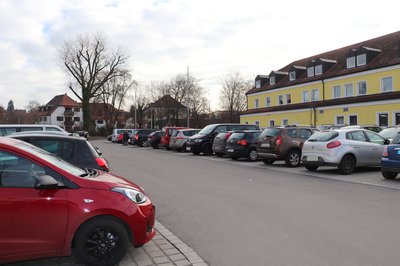 Parkplatz am Stadtgraben ohne Parkautomat