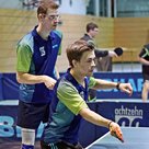 Marcel Plagemann und Maximilian Pflügler sorgten im Doppel für den ersten Punkt.