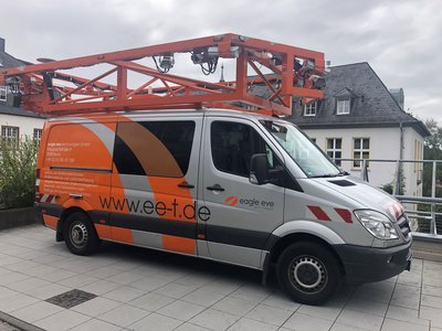 Ab 6. April auf Pfaffenhofens Straßen unterwegs: Das Hightech-Messfahrzeug von eagle eye technologies